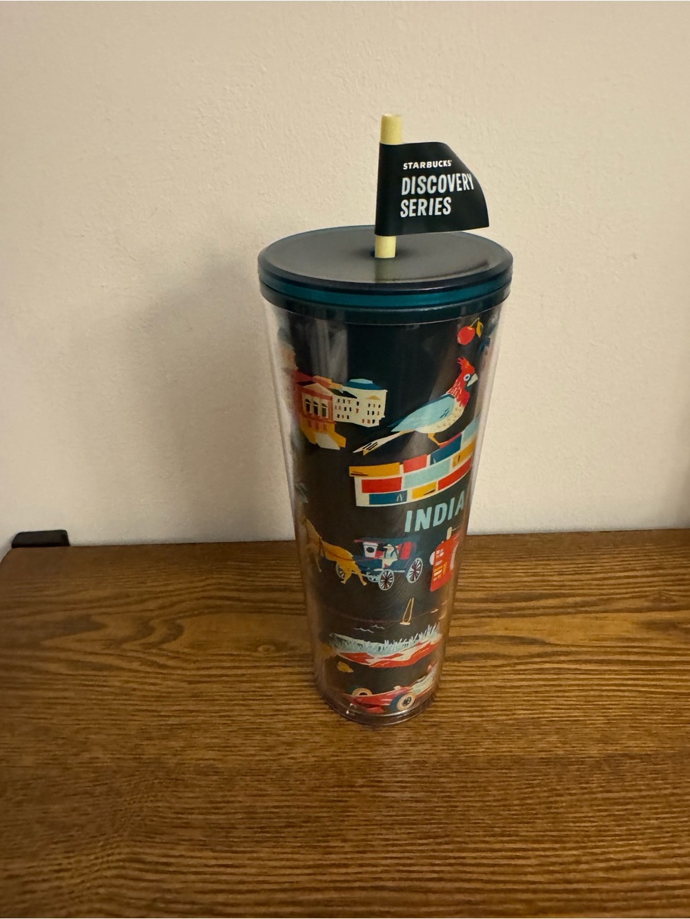 NWT Starbucks Discovery Series INDIANA Venti Cold Cup Tumbler 24oz Tag & Sticker